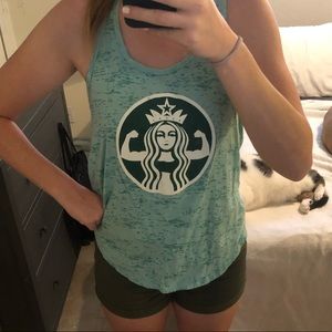 Starbucks fit tank